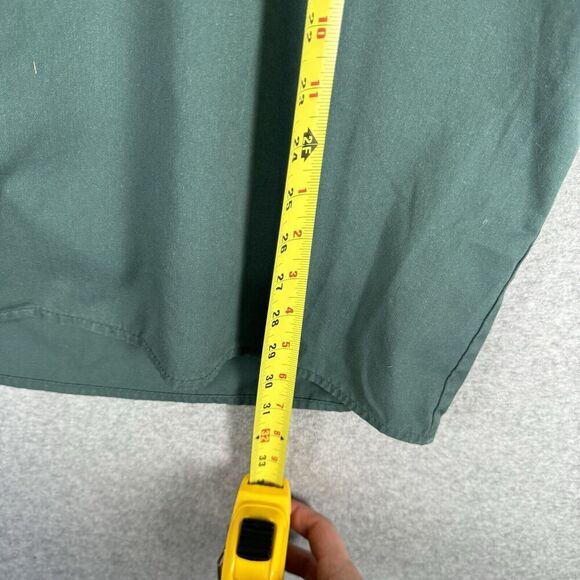 Vintage Dickies Button Up Work Shirt Men XL Green Pockets USA Grunge Distressed - Picture 4 of 13